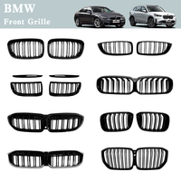 HS E60 calandre de voiture noir brillant ABS plastique pare-chocs avant calandre pour BMW série 5 E60 2004-2010