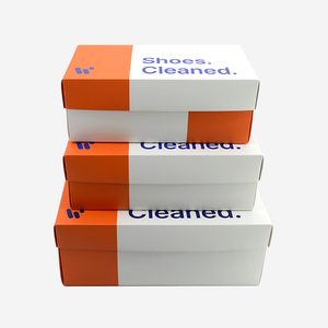 Boîtes à chaussures en carton Boîtes de baskets pliantes en papier recyclable de conception personnalisée de haute qualité - Product Image 4