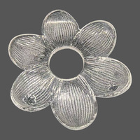 Luminaire suspendu en verre floral transparent, sur mesure pour restaurant, chambre, balcon, escalier, couloir, style européen-américain