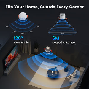Sensor de Presencia Humana Inteligente GIRIER Tuya ZigBee WiFi AC90-240V 2200W, Detector de Movimiento de Carga, Montaje en Techo - Product Image 5