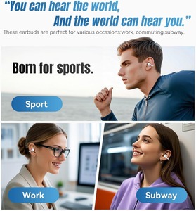 Tai nghe không dây Kinglucky I121 <span class=keywords><strong>Bluetooth</strong></span> 5.4, kiểu kẹp tai, đèn LED hiển thị pin, khử tiếng ồn JL, chống nước, dành cho thể thao - Product Image 5