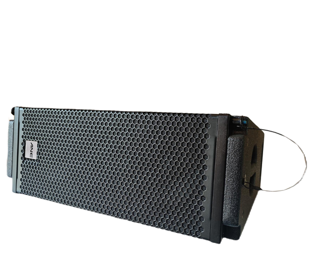 FL-208 Portable 3-Point Line Array Speaker with 120°x10° Coverage and Strong Directivity Lens Waveguide Professional Audio Sound