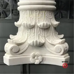 Aangepaste Steenhouwen Sculptuur Marmeren Sokkels En Kolommen Basis
