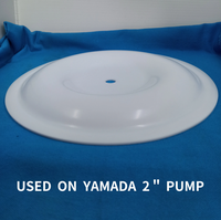 Diaphragme en caoutchouc PTFE 770815, pièce de pompe YAMADA pour pompe à diaphragme pneumatique NDP-50BAT, blanc, automobile, basse pression