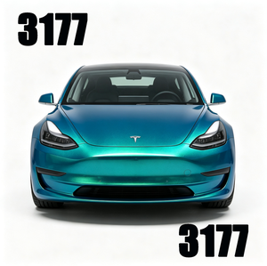 Vinilo para Envoltura de Autos con Cobertura Total, Color Azul Metálico Atomic <span class=keywords><strong>Teal</strong></span>, Autoadhesivo, Autoregenerable, Antiarañazos, Cambia el Color de la Pintura del Auto, Suministro de Fábrica - Product Image 1