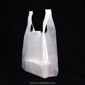 Fabricants T-shirt non tissé Sacs à vêtements Sacs à provisions Sacs de gilet non tissés portables - Product Image 5