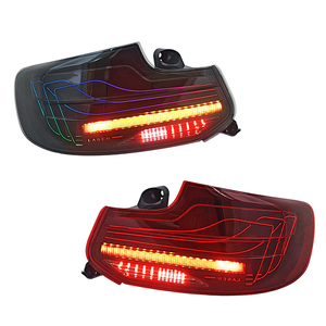 Lampu Belakang Mobil LED Dinamis Sekuensial Laser OLED Merah Asap Gaya M4 CSL untuk BMW Seri 2 F22 F23 M2 F87 2014-2020 - Product Image 1