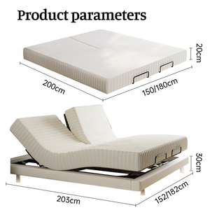 Size Adjustable Bed Frame With Extendable Mattress Foldable Smart Bed With <b>Recliner</b> Feature G03 Lash Bed G03 G03 - Product Image 4