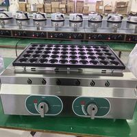 Machine à mini-crêpes électrique REALMAX en acier inoxydable antiadhésive, pour 25 mini-crêpes, idéale pour la préparation alimentaire