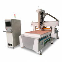 Máquina de Carpintería CNC ATC 1325 con Cambio de Herramientas Lineal, Router para Trabajar Madera, Fabricación de Muebles, PVC y Tallado