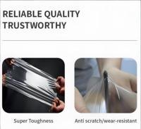 Rouleau de film hydrogel ultra-fin 150m, mat, HD, transparent, anti-traces de doigts, protection d'écran universelle en TPU pour découpe de films de protection de téléphone portable