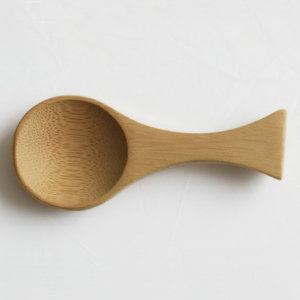 Ensemble de cuillères en bambou à manche court, en bois naturel, pour desserts et glaces, avec option gravée, vente en gros - Product Image 2