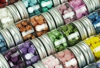 Mini perles de cire à cacheter de bouteille en plastique pour granule de sceau de cire d'enveloppe de mariage