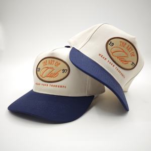 Casquette de baseball unisexe de haute qualité avec logo brodé personnalisé, tissu Oxford, motif à pois, style Dobby, réglable, vente en gros - Product Image 5