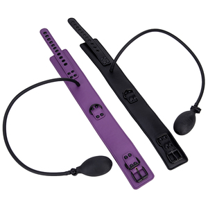 Популярные черные фиолетовые искусственная кожа БДСМ бондаж надувной воротник для взрослых игр - Product Image 3