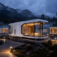 Capsule de couchage modulaire en acier pour lit simple, chambre hôtel, auberge, tente, écologique, installation facile, de Hunan