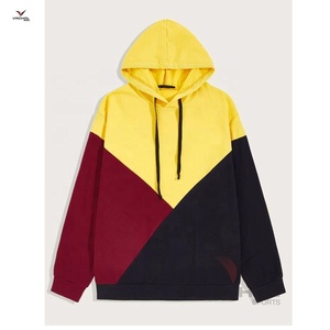 เสื้อฮู้ดดี้ผู้ชายไซส์ใหญ่ ผ้าฟลีซถัก ป้องกันลม ลายปักสีสันตัดกัน เป็นมิตรกับสิ่งแวดล้อม ไม่หดตัว ขายส่ง - Product Image 1