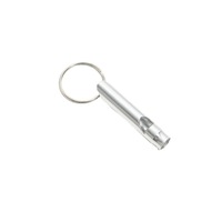 Mini sifflet de survie en alliage d'aluminium, sifflet de signalisation de sécurité pour le camping, la randonnée, le sauvetage et l'équipement EDC