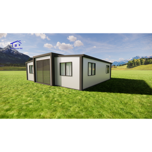 บ้านคอนเทนเนอร์แบบขยายได้ทันสมัย บ้านพักเคลื่อนที่เหล็กพับได้ บ้านสำเร็จรูป บ้านโมดูลาร์ สำหรับโรงแรม ที่พักอาศัย และบ้านพักตากอากาศ - Product Image 5