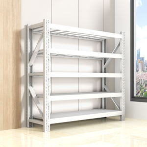 מתלה למחסן במוסך - מדפי ערימה לאחסון בריח מתכוונן למשטחים | יחידות מדפים ממתכת פלדה - Product Image 6