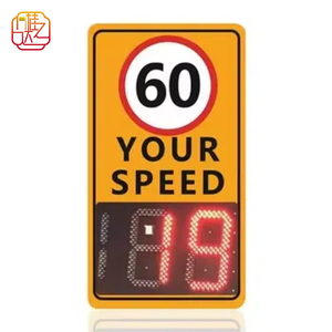 Radar di misurazione della velocità Display a LED segnale di istantanea intelligente per esterno velocità limite di velocità rilevatore radar - Product Image 4