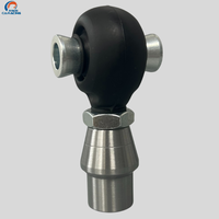 Kit d'extrémité de tige en acier allié Caracing XM16M, tige M16x1.5, diamètre intérieur 12mm, entièrement fileté, filetage gauche, certifié ISO 9001, haute précision