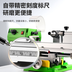 Máquina de cuentas budistas en miniatura, 220V, 6 velocidades ajustables, para carpintería, manualidades y bricolaje - Product Image 3