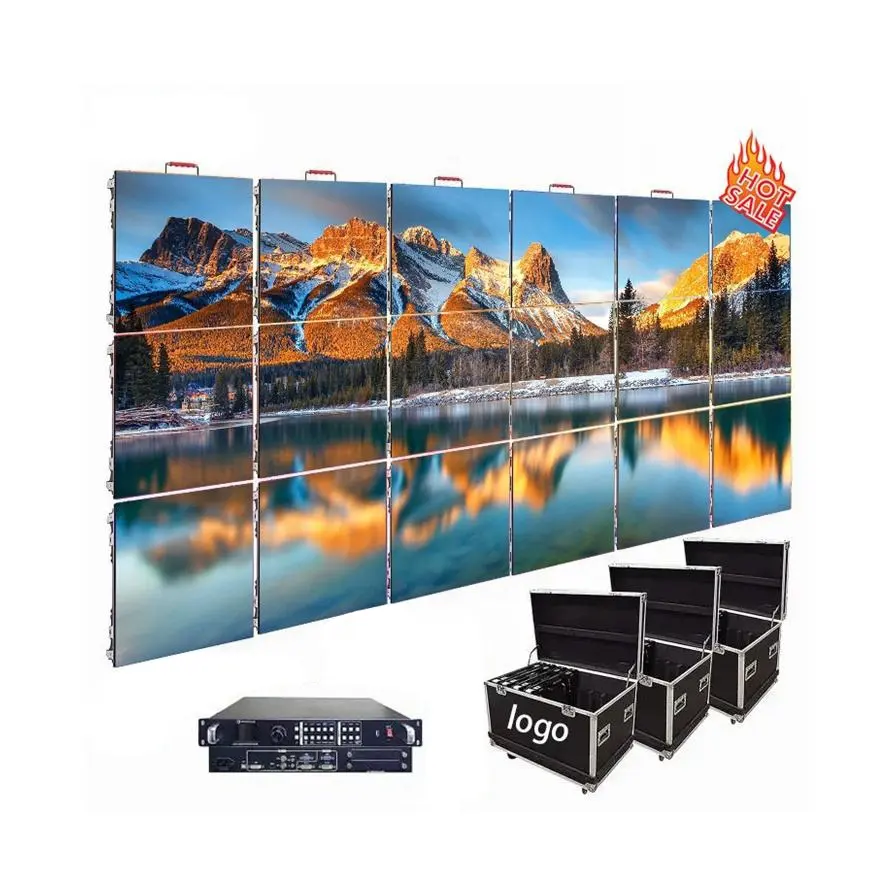 شاشة عرض LED كبيرة خارجية مضادة للماء P2.604 عرض فيديو HD بألوان كاملة LED من المورد