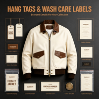 Veste en toile brodée à la main - Vêtement d'extérieur tendance, décontracté, streetwear, hip-hop, hiver, coupe courte, fermeture éclair, teinture, service OEM