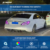 Feux arrière HETOP W218 CLS améliorés 2011-2017, feux arrière personnalisés spéciaux, feux de voiture RGB, lumières colorées, feux arrière DRL pour Benz