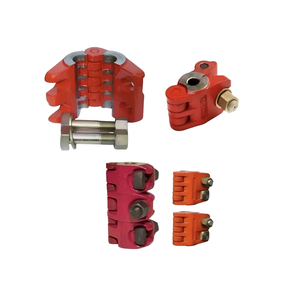 API 11B 4000 ปอนด์ 1-1/4 นิ้ว แคลมป์ยึดแท่งเหล็กหล่ออัลลอยด์แบบขันสกรูสองตัว ขัดเงา สำหรับการผลิตน้ำมันในบ่อน - Product Image 2