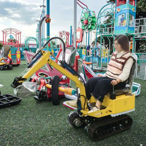 어뮤즈먼트 원격 제어 저렴한 현대 굴착기 로더 소형 전동 휠 디거 미니 굴삭기 장난감 - Product Image 2