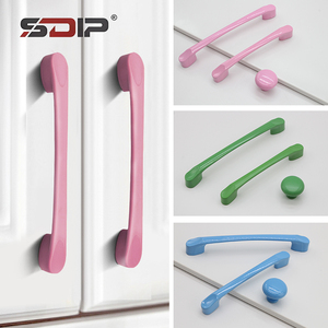 SDIP 96mm <span class=keywords><strong>per</strong></span> bambini colorato maniglia <span class=keywords><strong>per</strong></span> armadio armadio porta cassetto accessori Hardware - Product Image 5