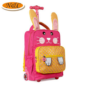 <span class=keywords><strong>Mochila</strong></span> <span class=keywords><strong>con</strong></span> <span class=keywords><strong>ruedas</strong></span> para niños pequeños, morral escolar <span class=keywords><strong>con</strong></span> personajes de animales coloridos, <span class=keywords><strong>con</strong></span> carrito - Product Image 2