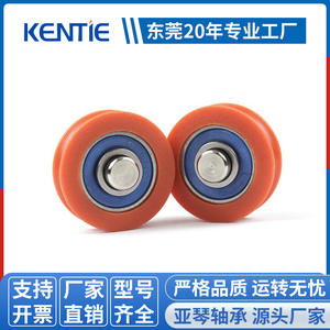 Rodillos para Puertas y Ventanas 696RS de Suministro Directo de Fábrica, 6/11.8*21.5*6mm, Rodamientos Recubiertos de Goma, Ruedas para Línea de Producción - Product Image 5