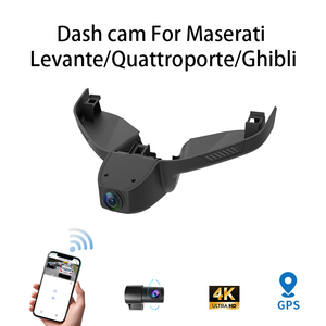 Caméra embarquée HD 4K pour Maserati Levante/Quattroporte/<span class=keywords><strong>Ghibli</strong></span> avec deux objectifs DVR avant et arrière, GPS, plug and play - Product Image 2