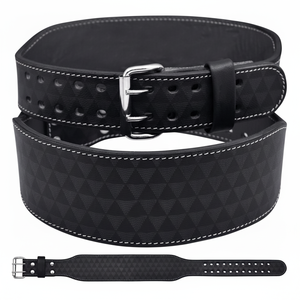 เข็มขัดหนังยกน้ำหนักแบบพรีเมี่ยมอุปกรณ์ออกกำลังกายอุปกรณ์ออกกำลังกายผลิตพลังงาน - Product Image 1