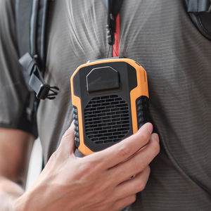 Nouveau design refroidisseur d'air ventilateur Portable 6000mAh batterie extérieur mains libres petit ventilateur personnel collier taille Clip <span class=keywords><strong>Camping</strong></span> ventilateur - Product Image 1