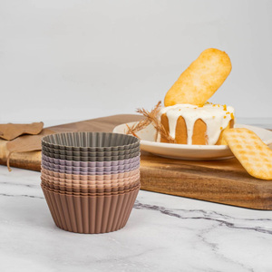 Silicone cupcake Baking ly nhà máy, tái sử dụng <span class=keywords><strong>muffin</strong></span> cupcake lót chủ sở hữu cho Đảng giáng sinh, dễ dàng làm sạch Pastry <span class=keywords><strong>Muffin</strong></span> khuôn mẫu - Product Image 4