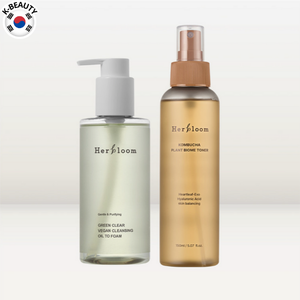 Ensemble de soins vegan anti-âge à la kombucha Herbloom pour peaux sensibles - Product Image 5