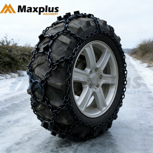 Chaînes à neige Maxplus robustes à triple soudure en acier avec goujons en U antidérapants pour pneus de tracteurs et camions MP-01 - Product Image 4