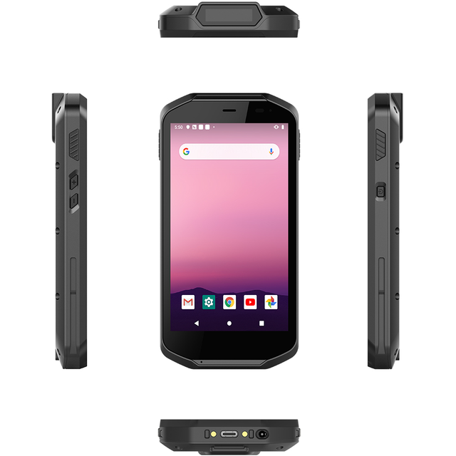 Affordable Price 5 Inch IP54 Mobile Pos Terminal Hot Swappable Battery Industrial Android Portable PDA Handheld Mobile Computer