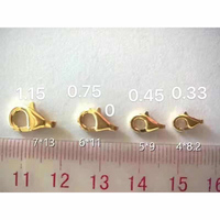 Fermoir mousqueton en or 18 carats Composant de fabrication de bijoux fins Bracelet en or Au750 Collier Cheville Bijoux Accessoires Résultats