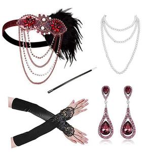 <span class=keywords><strong>2025</strong></span> phong cách mới 1920S flapper Headband Roaring 20S tuyệt vời <span class=keywords><strong>Gatsby</strong></span> headpiece với Peacock Feather 1920S flapper <span class=keywords><strong>Gatsby</strong></span> Phụ kiện tóc - Product Image 3