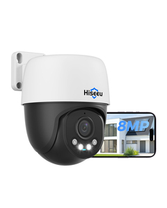 Cámara CCTV con Certificación CE, 8MP HD, Exterior, Panorámica e Inclinación, POE, Audio Bidireccional, Visión Nocturna a Todo Color, con Ranura para Tarjeta Integrada, YHD98 - Product Image 1