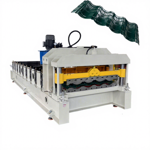 지붕 패널 지붕 시트 타일 만들기 기계 콜드 롤 성형 기계 단층 골판지 시트 만들기 기계 - Product Image 1
