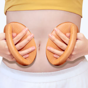 Harga pabrik alat Gua Sha grosir 14 manik-manik sikat kering untuk sikat pijat tubuh terapi pijat drainase limfatik - Product Image 4