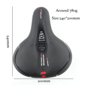 Sillín de <span class=keywords><strong>bicicleta</strong></span> de cuero suave y cómodo, cojín de asiento amortiguador, asiento de sillín de <span class=keywords><strong>bicicleta</strong></span> de montaña y <span class=keywords><strong>carretera</strong></span> - Product Image 4
