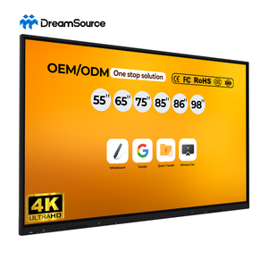 Tableau blanc interactif électronique Dreamsource 55-98 pouces, écran tactile LCD 4K 20 points, PC tout-en-un, vente en gros - Product Image 1