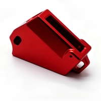 Carcasa de Aluminio Anodizado Mecanizado por CNC Personalizada, Cubierta de Aluminio de Precisión para Equipos Electrónicos